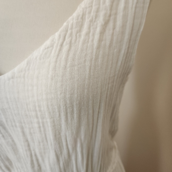 VELVET BY GRAHAM & SPENCER COTTON GAUZE DRESS WITH POCKETS ANTROPOLOGIE - Picture 6 of 8